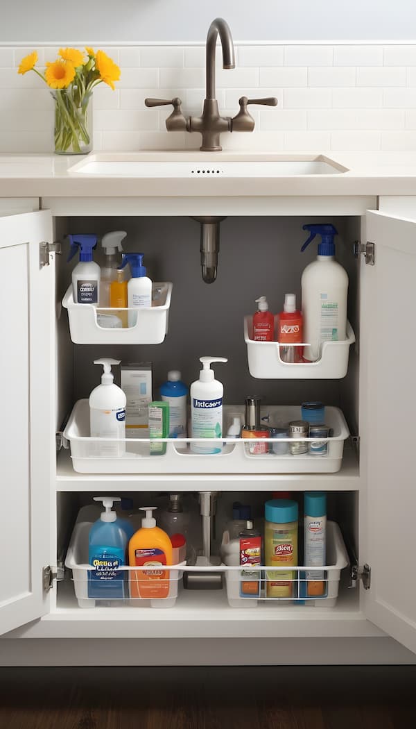 Organizing Under-Sink Cabinets