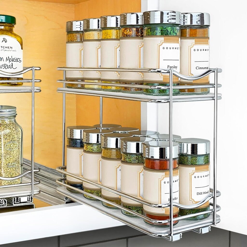 Pull-Out Rack Organizer for Cabinet